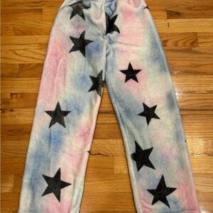 Kids Starry Pajama Bottoms - Pink, Blue, and Black